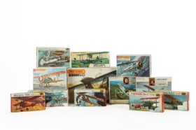 Matchbox, Revell, etc. Collection of model airplanes (12)