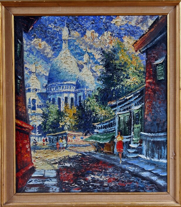 Ubekendt kunstner. Parisermotiv. 1900-tallet