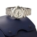 Corum. 'Romulus' chronograph men's wristwatch with steel case w. box + certf.