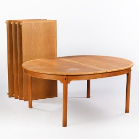 Børge Mogensen. Large oak dining table from the 'Oresund Series' (5)