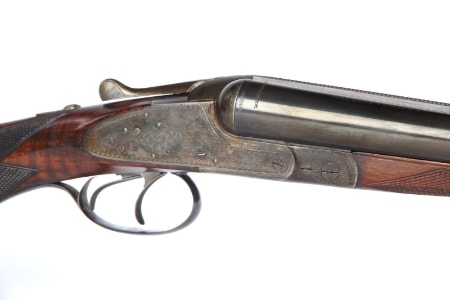 J.P. Sauer & Sohn, Suhl. S/s shotgun with side lock, cal. 12/65