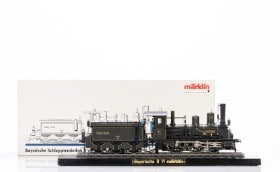 Märklin 55530 - Bayerische Schlepptenderlok DC ubrugt i orig. emballage