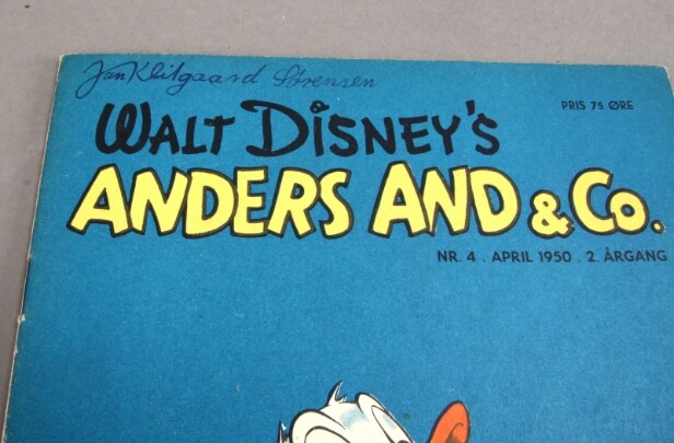 Walt Disney's Anders And & Co. Nr. 2, 3, 4 fra årgang 2 1950 samt Nr. 8, 9, 10, 11, 11B og 12. 2. årgang, 1950 (9)