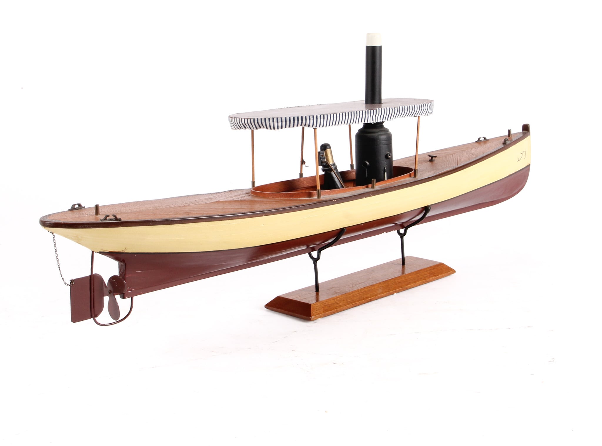 Ship model. English steam barge.
