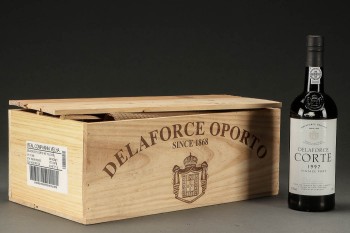 6 flasker vintage portvin, Delaforce Corte 1997 (6)