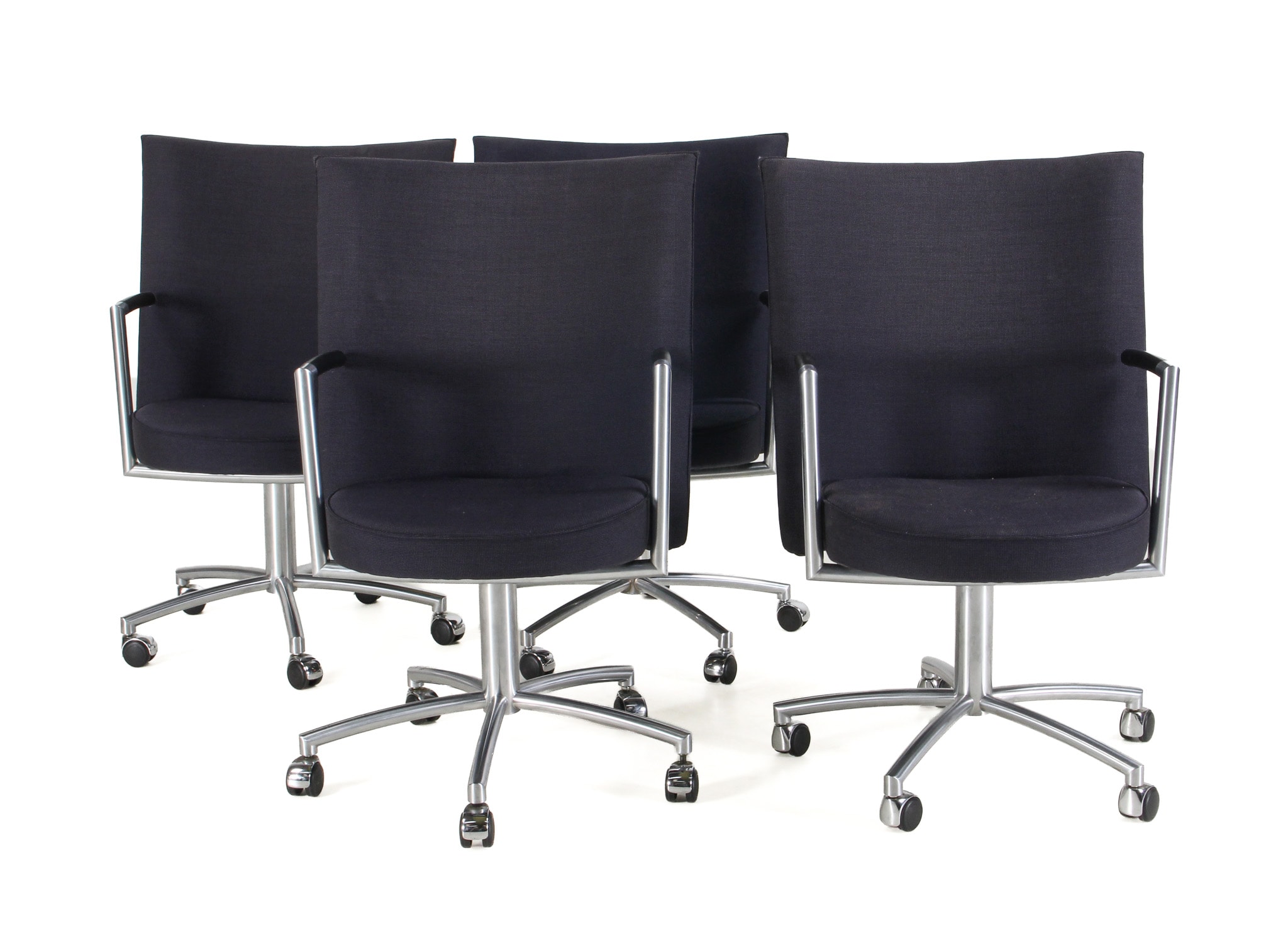Johannes Foersom & Peter Hjort-Lorentzen. Four 'Partner' lounge office chairs, model EJ-70 (4)