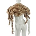 9009 - Copenhagen Fur. Unique mink poncho, one size