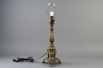Fransk bordlampe af bronze ca.1900