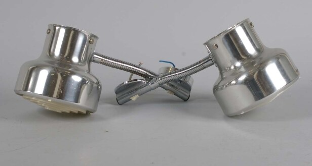 Anders Pehrsson, Ateljé Lyktan, Vägglampor, ett par, modell Bumlingen, silver