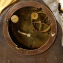 Gilded bronze mantel clock