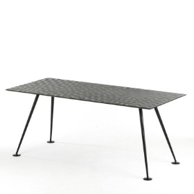 Cappellini. Custom-made dining table with lava plate