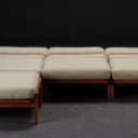 Hans J. Wegner f. 1914 - 2007. Getama stole/seng samt skammel.(4)