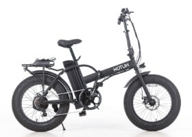 Motum foldbar elcykel - Dirt - Mat sort