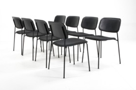 Iskos-Berlin for HAY. Eight dining chairs, model Soft Edge (8)