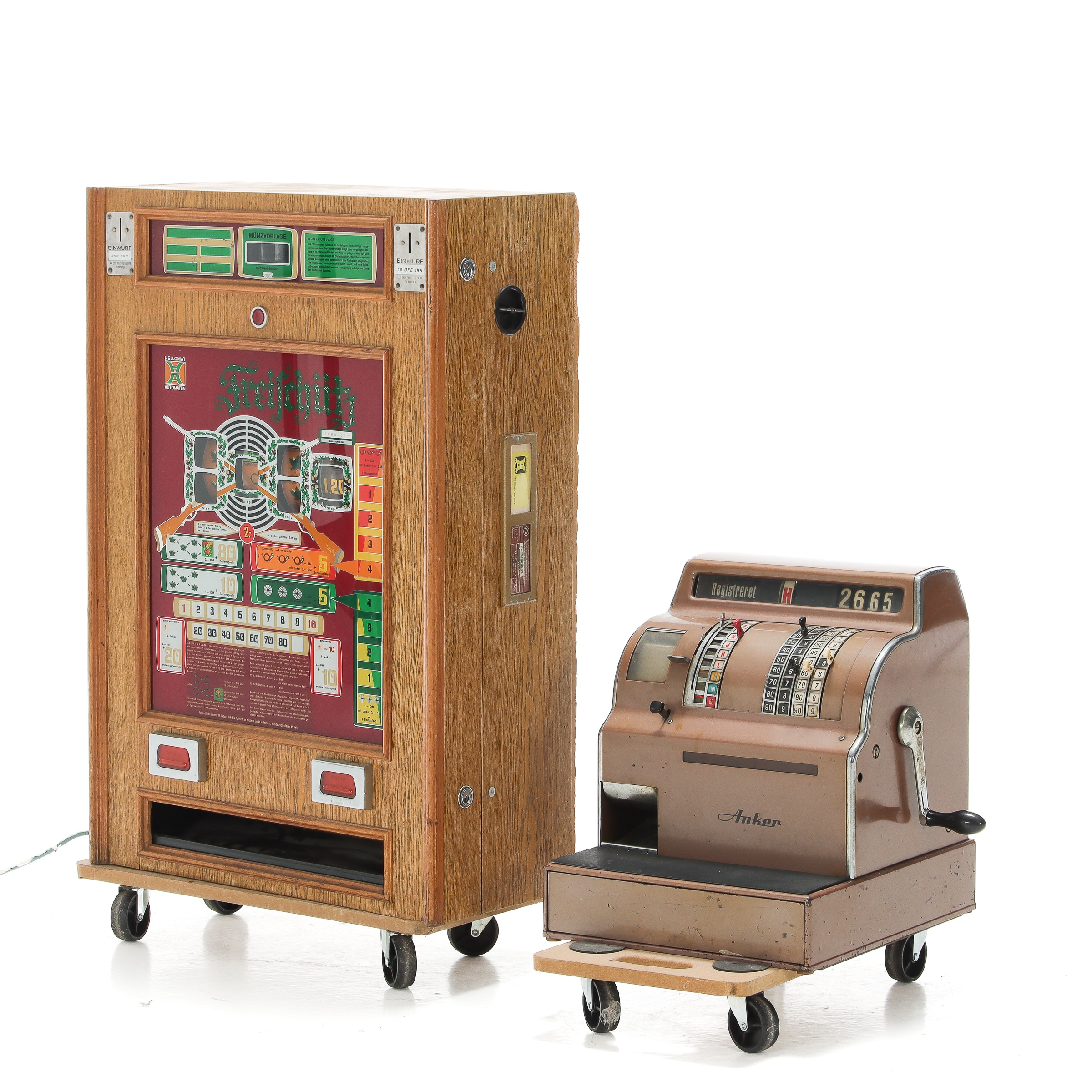 Slot machine and cash register (2)