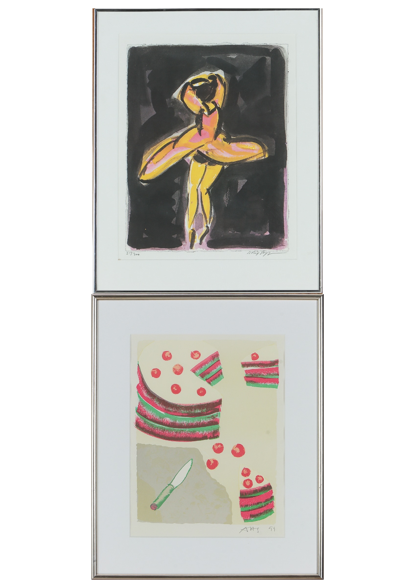 Hans Voigt Steffensen and Arne Haugen Sørensen. Pair of compositions. (2)