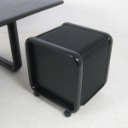 Burghardt Vogtherr, Büro Schreibtisch + Container + Sideboard + Paar Stühle Modell Hombre für Rosenthal (5)