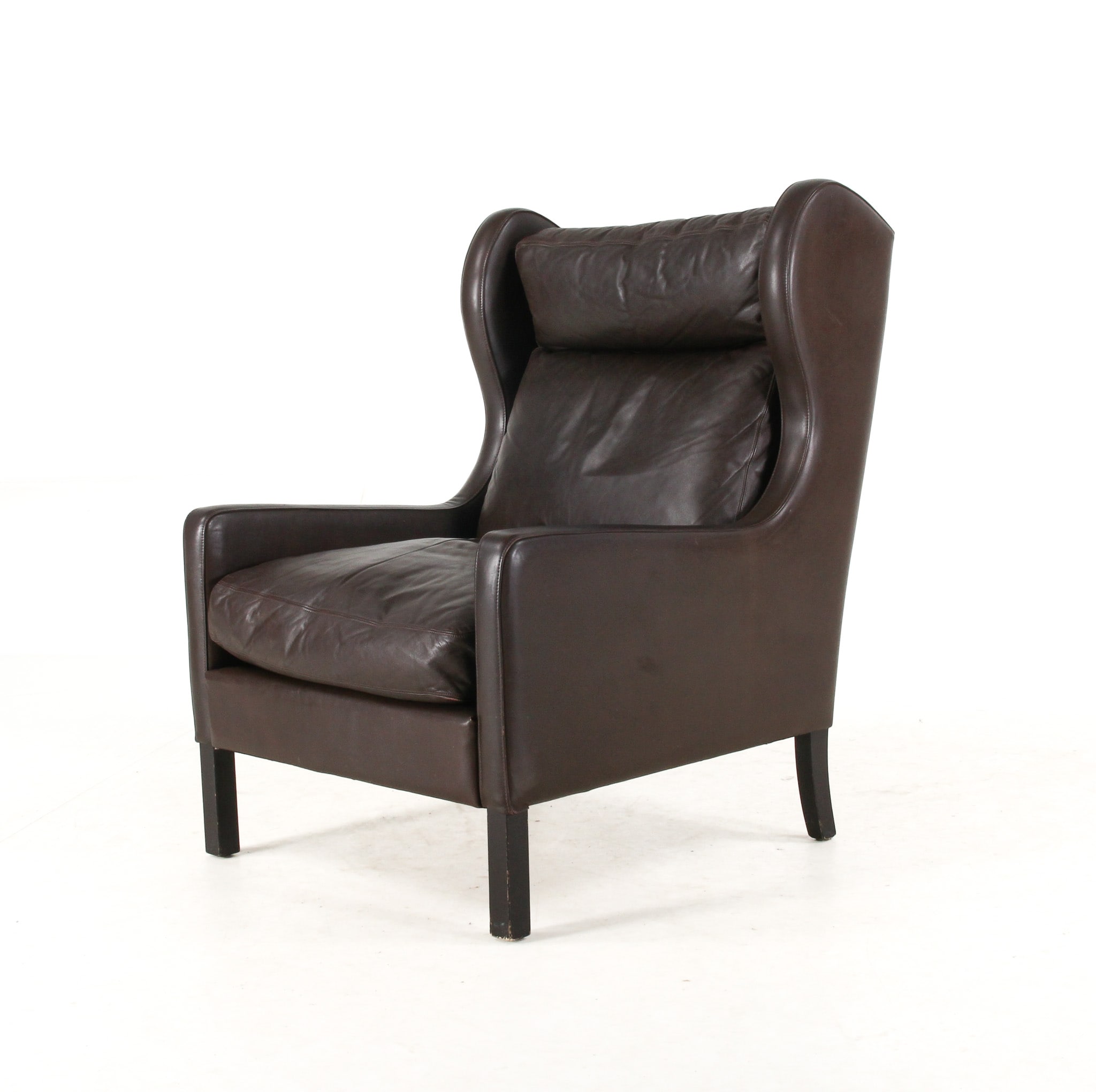 Danish furniture manufacturer. Wing chair, 1970s