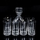 Karaff samt glas, Orrefors, bl.a. Ingeborg Lundin (7)