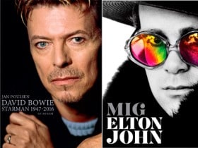 'Mig' af Elton John og 'David Bowie - Starman 1947-2016' af Jan Poulsen (2)