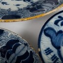 Samling tallerkener/vægplatter fra Delft, keramik, Holland (7)