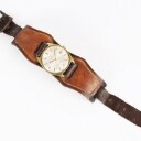Automatic Omega Genève men's watch in gold-plated steel