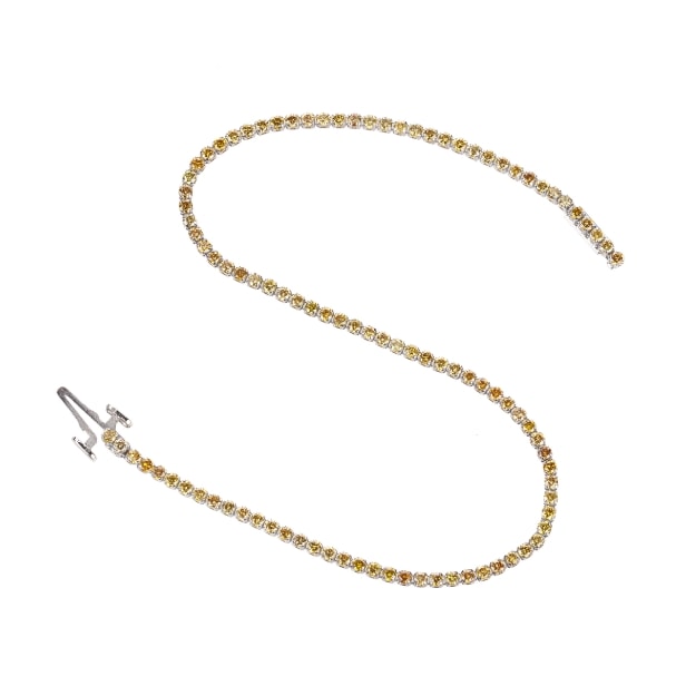 Brillant tennisarmbånd ca 1.61 ct af 18 kt hvidguld
