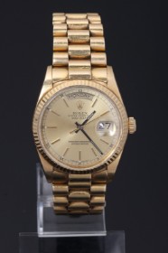 Rolex Oyster Perpetual 'Day-Date' men's watch in 18 kt. gold