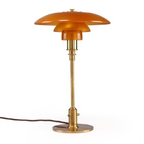 Poul Henningsen. 3/2 table lamp, amber, Limited Edition