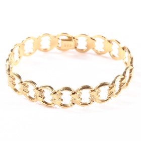 Italian bracelet of 18 kt gold.