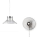 966. Laura Bilde for FDB. 'Slettehage' pendant lamp U11 and wall lamp U12 (3)