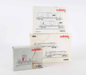 Märklin 37476+46555+46802 Digital HO: Elektrisk lokomotiv BR E69, Tank car set samt Coal Hopper Cars car set (3)