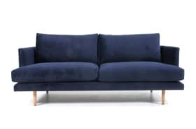 Wendelbo. 2,5-pers. sofa model 056, velour, egetræ