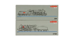 Märklin 3614+37184 Digital HO: Two steam locomotives Class C/BR 18.1 and BR 18.4 with tender (2)