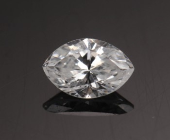 En uindfattet markisesleben diamant på 0.19 ct.
