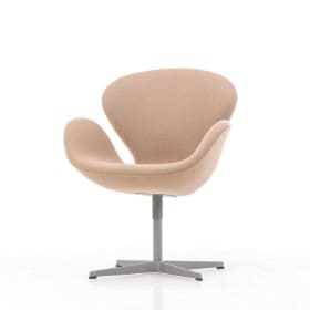 Arne Jacobsen for Fritz Hansen. 'Svanen', loungechair, model 3320 - Høj model