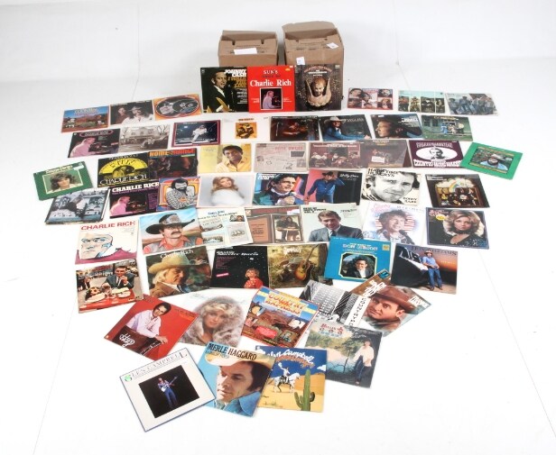 Collection Country & Western LPs / gramophone records (218)