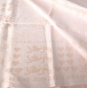 Tommerup Weaving Mill. Linen-woven tablecloth with royal monogram, coat of arms, Order of the Elephant, etc.