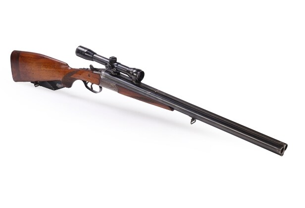 Gebr. Merkel drilling cal. 12/70-6.5x55