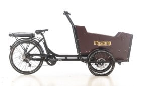 Mustang Cargo Electric el-ladcykel med 8 gear - Black