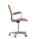 Arne Jacobsen. 'Oxford' office chair, vintage aniline leather with height adjustment and tilt function