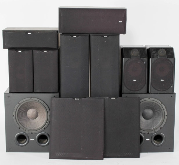 B&W / Bower & Wilkins. Speaker set (10)