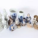 Royal Copenhagen and B&G collection porcelain figurines (19)
