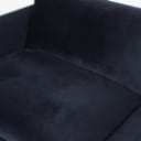 YFP by Wendelbo. 2.5-seater sofa model 056, velour, oak
