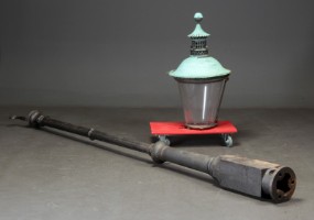 Københavner 'Clausen-lampe', af og kobber, 1900 - Lauritz.com