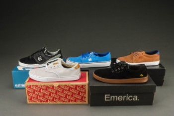 Emerica, Vans, Etnies, DC Shoes. Fem par sko. Str. EUR 39 (5)