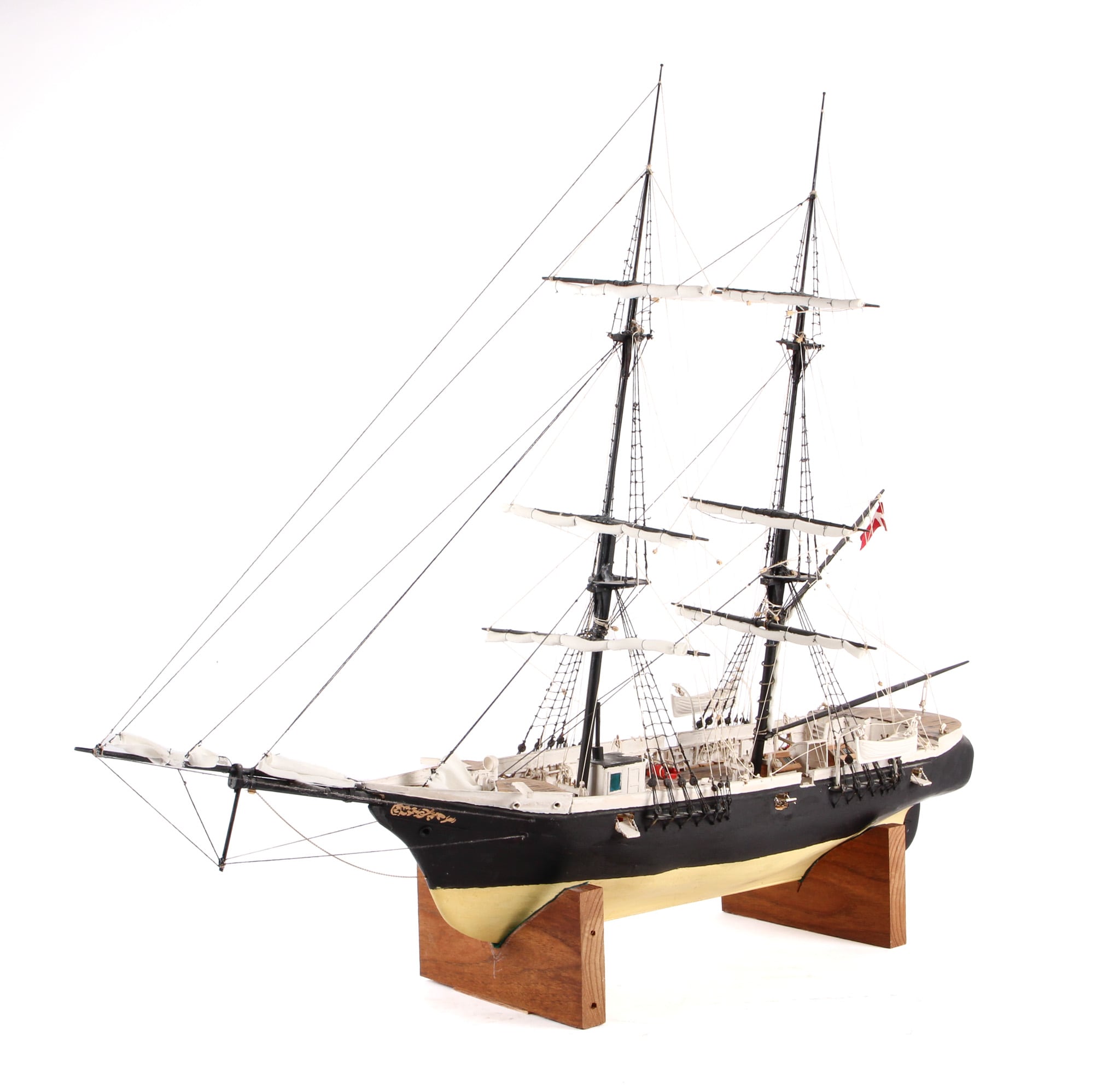 Ship model cliff-built Brig