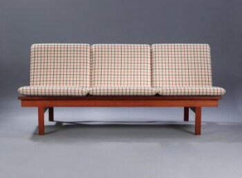 Børge Mogensen. 3-pers.sofa af mahogni, model 2218.