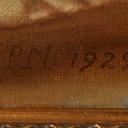 Dansk kunstner 1900 - tallets første halvdel. Vinterlandskab.