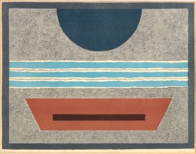 Bengt Orup. Lithography, composition.